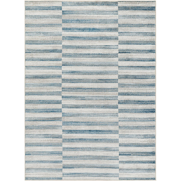 Latitude Run® Alban Abstract Blue Area Rug Wayfair